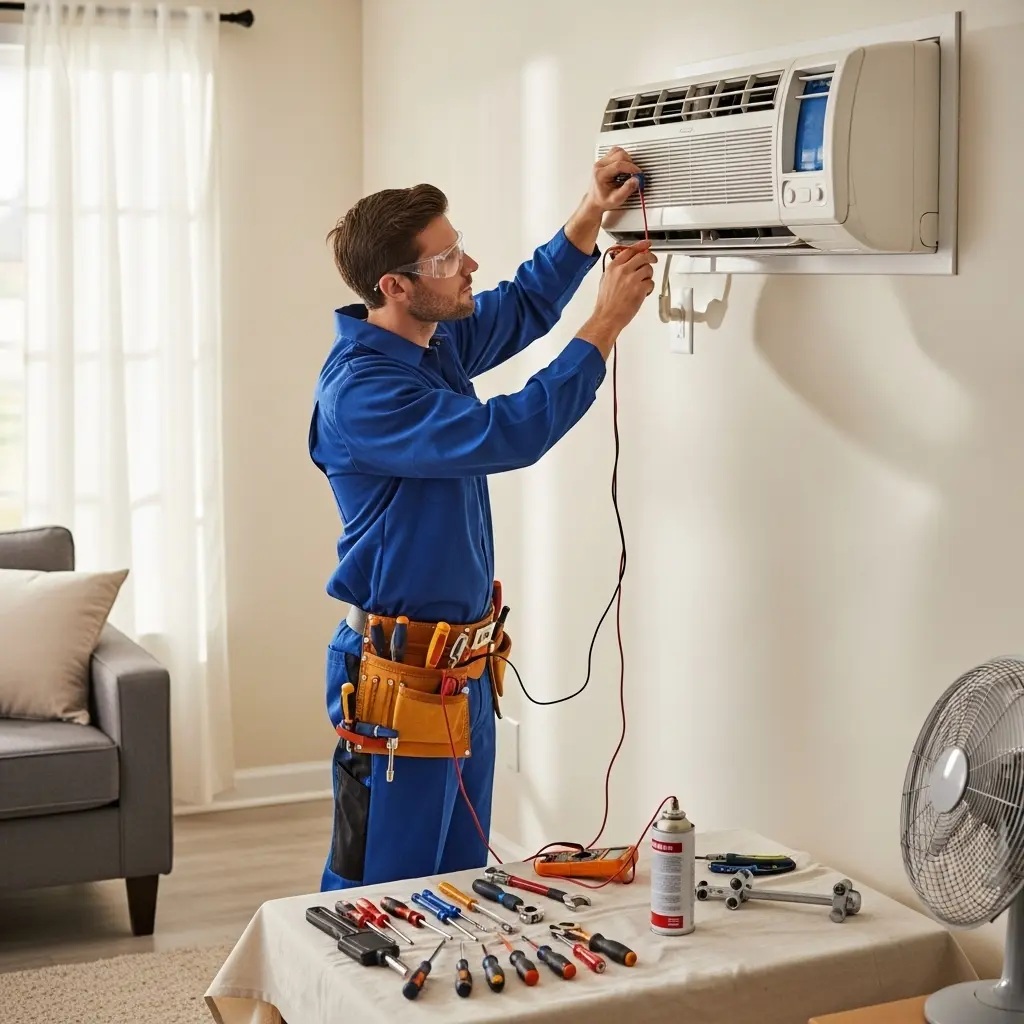 Yenimahalle Panasonic Panasonic klima gaz dolumu ve bakım – Enerji verimliliği artırıldı. - Teknik servis örneği